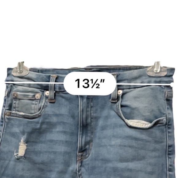 Aeropostle distressed, high rise, curvy jeggings - Picture 4 of 7